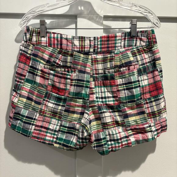 Madras Plaid Shorts Womens 4 Patchwork Preppy Resort Telluride Clothing Co - Picture 6 of 12
